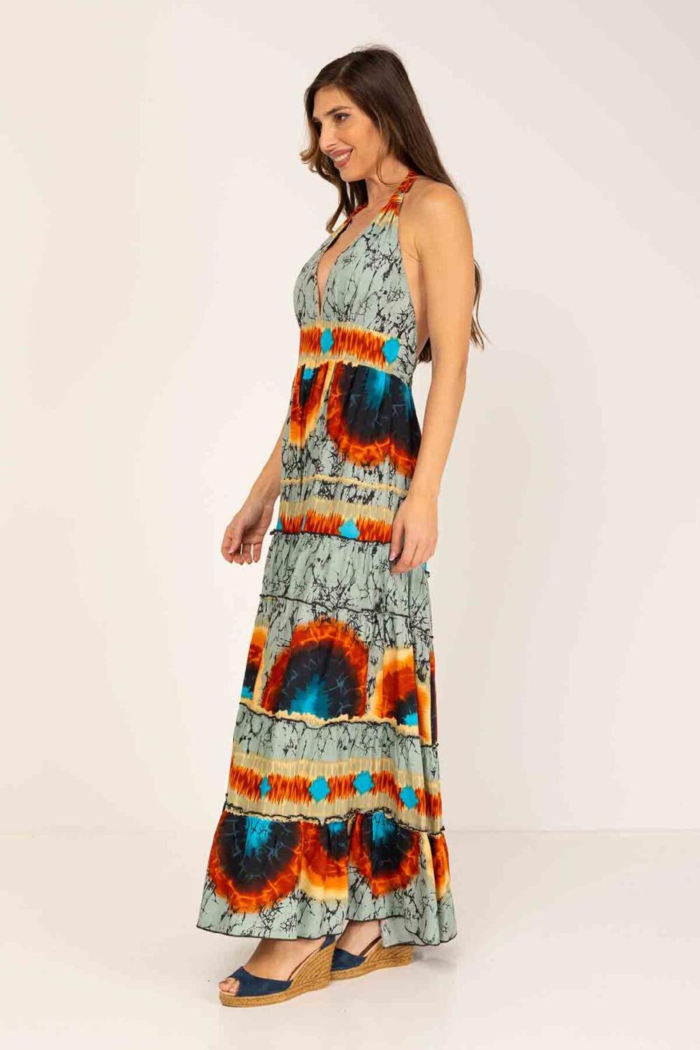 peace&love by calao VESTIDO LARGO TYE DYE Oferta exclusiva