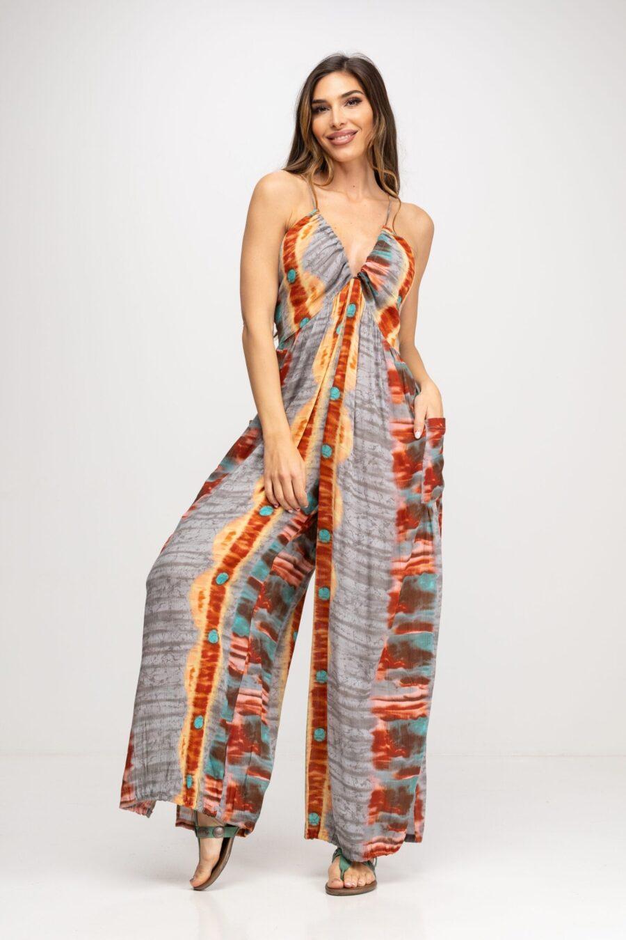 peace&love by calao MONO TIE DYE CON TIRANTE Última moda