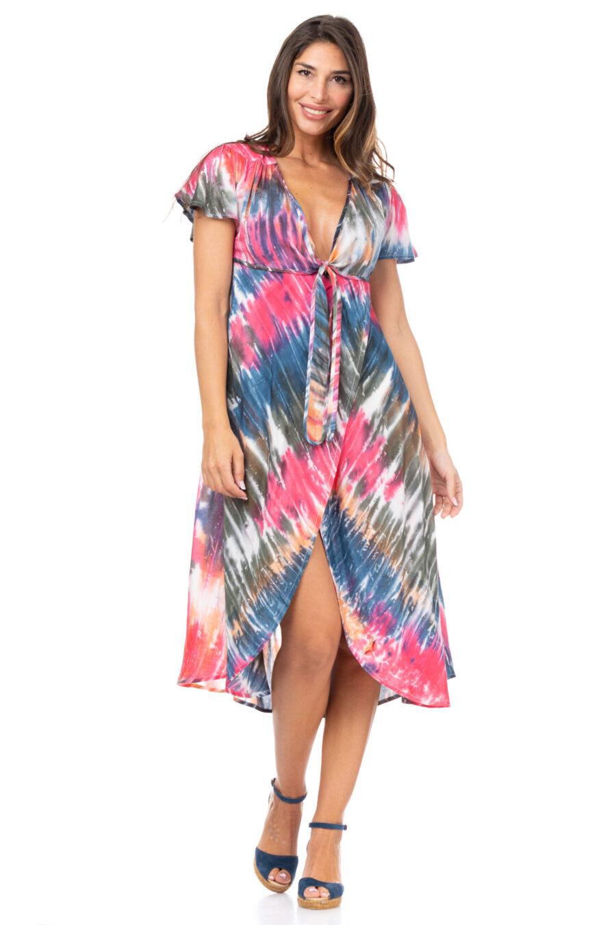 peace&love by calao VESTIDO TYE DYE DE COLORES Rebajas de fin de temporada