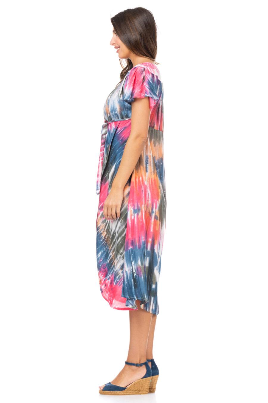 peace&love by calao VESTIDO TYE DYE DE COLORES Rebajas de fin de temporada