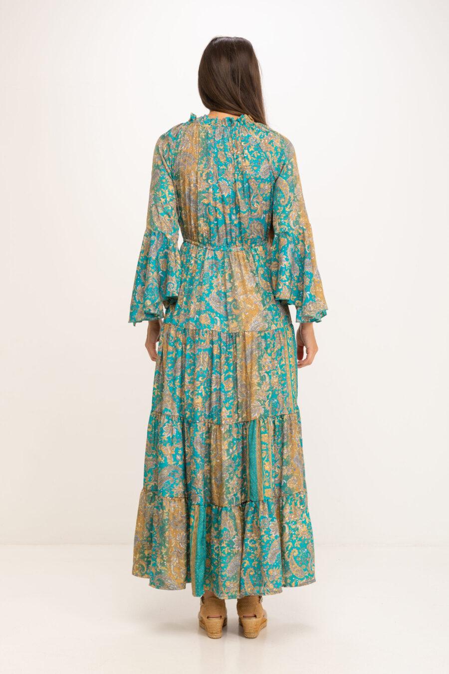 peace&love by calao VESTIDO ESTAMPADO CUELLO EN V Outlet