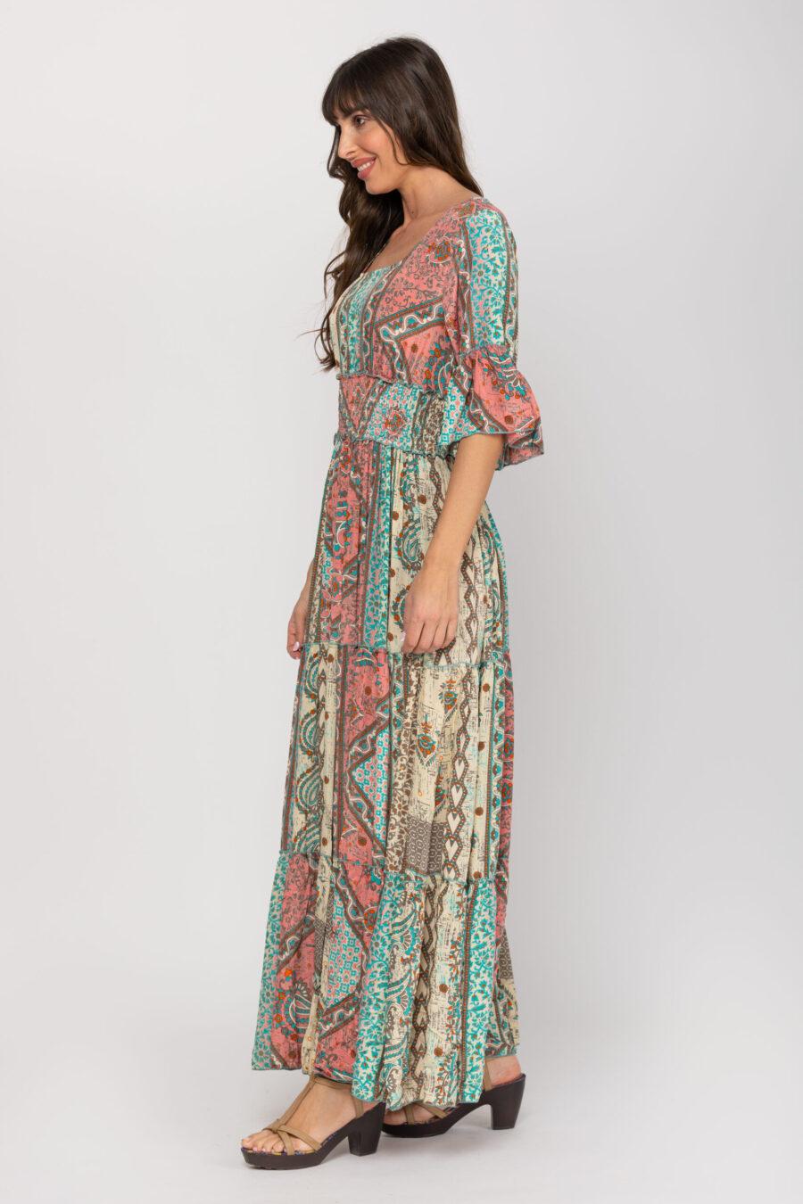 peace&love by calao VESTIDO LARGO ESTAMPADO Outlet online