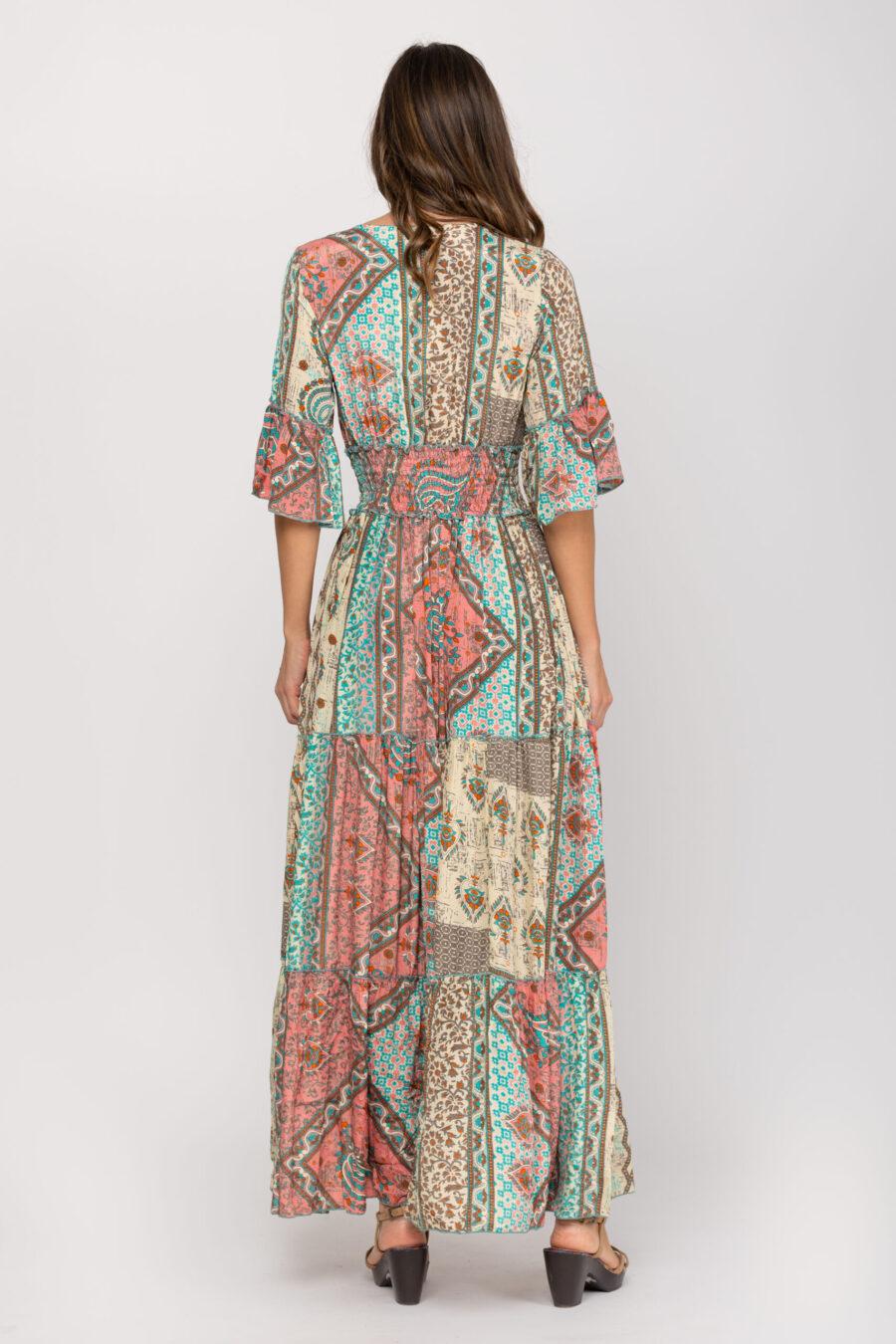 peace&love by calao VESTIDO LARGO ESTAMPADO Outlet online