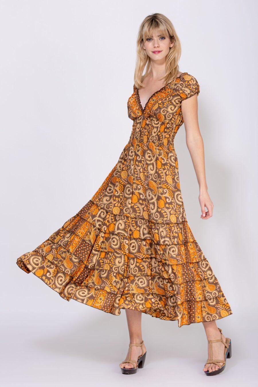 peace&love by calao VESTIDO LARGO ESTAMPADO Gran oferta