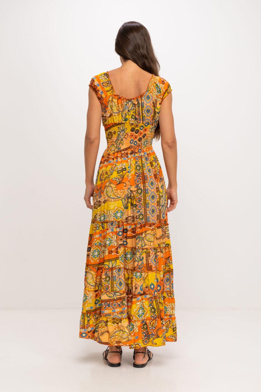 peace&love by calao VESTIDO LARGO ESTAMPADO Rebajas de fábrica