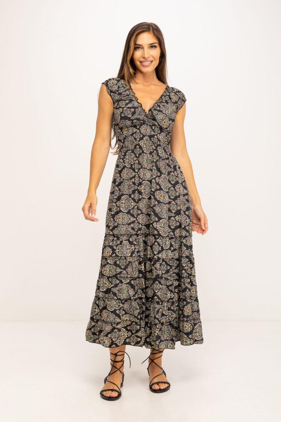 peace&love by calao VESTIDO LARGO ESTAMPADO Ventas relámpago
