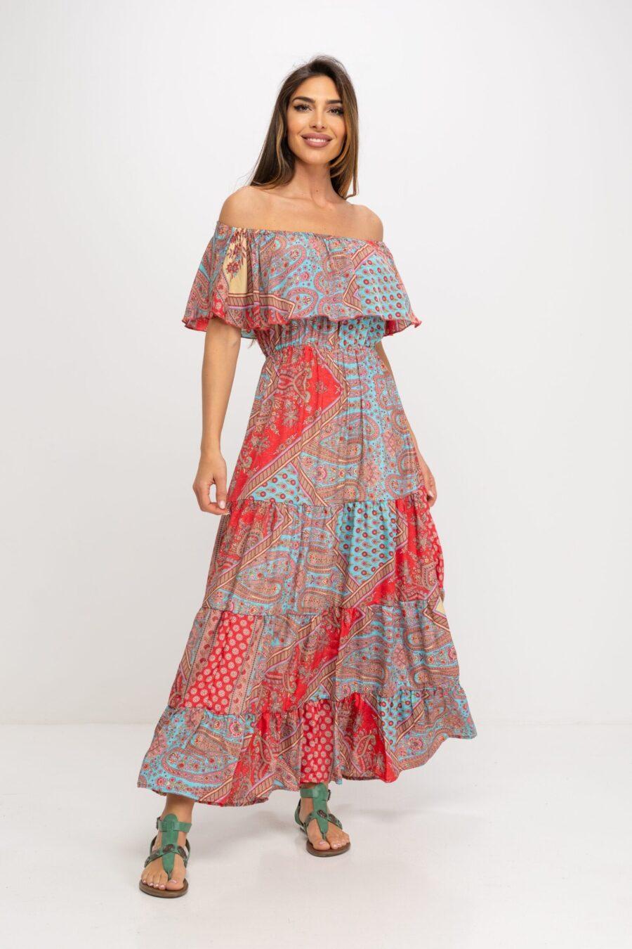 peace&love by calao VESTIDO LARGO ESTAMPADO Tienda