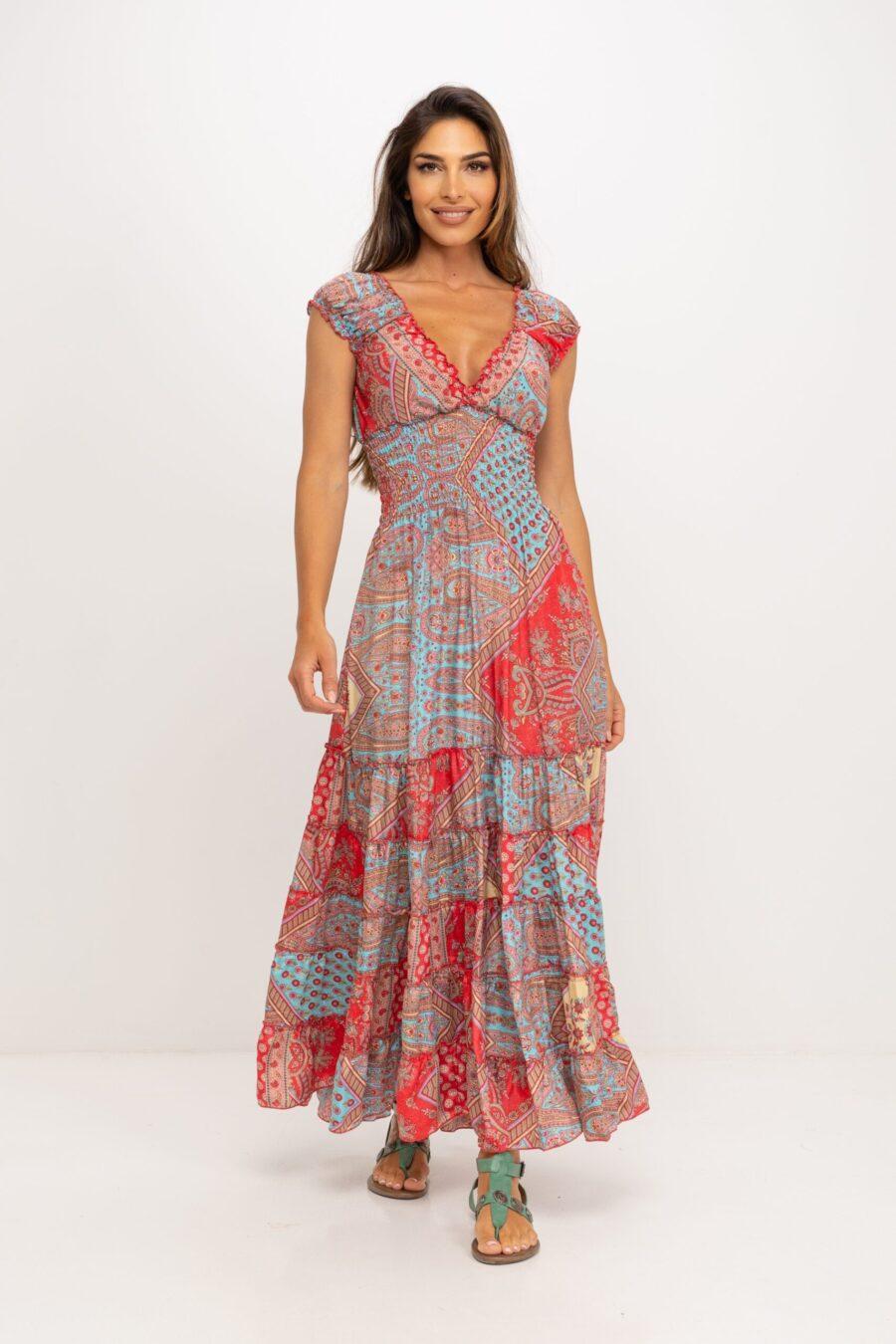 peace&love by calao VESTIDO LARGO ESTAMPADO Tienda