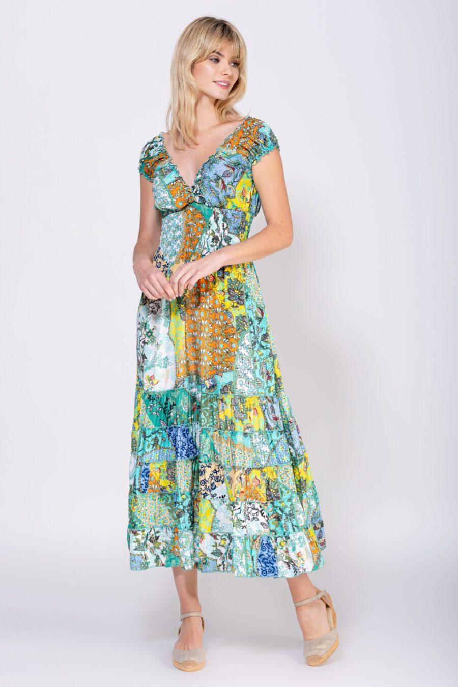 peace&love by calao VESTIDO LARGO ESTAMPADO Rebajas online