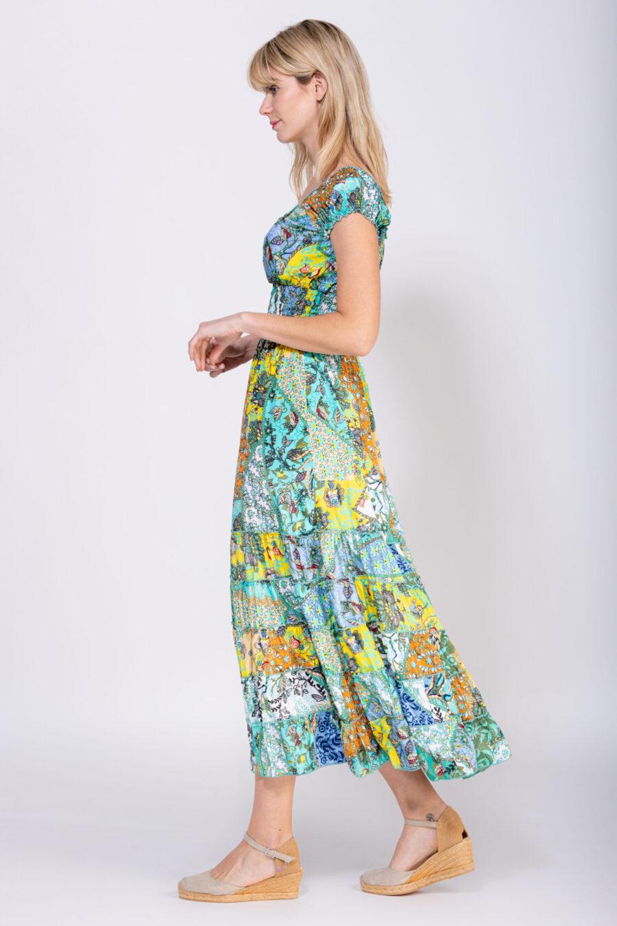 peace&love by calao VESTIDO LARGO ESTAMPADO Rebajas online
