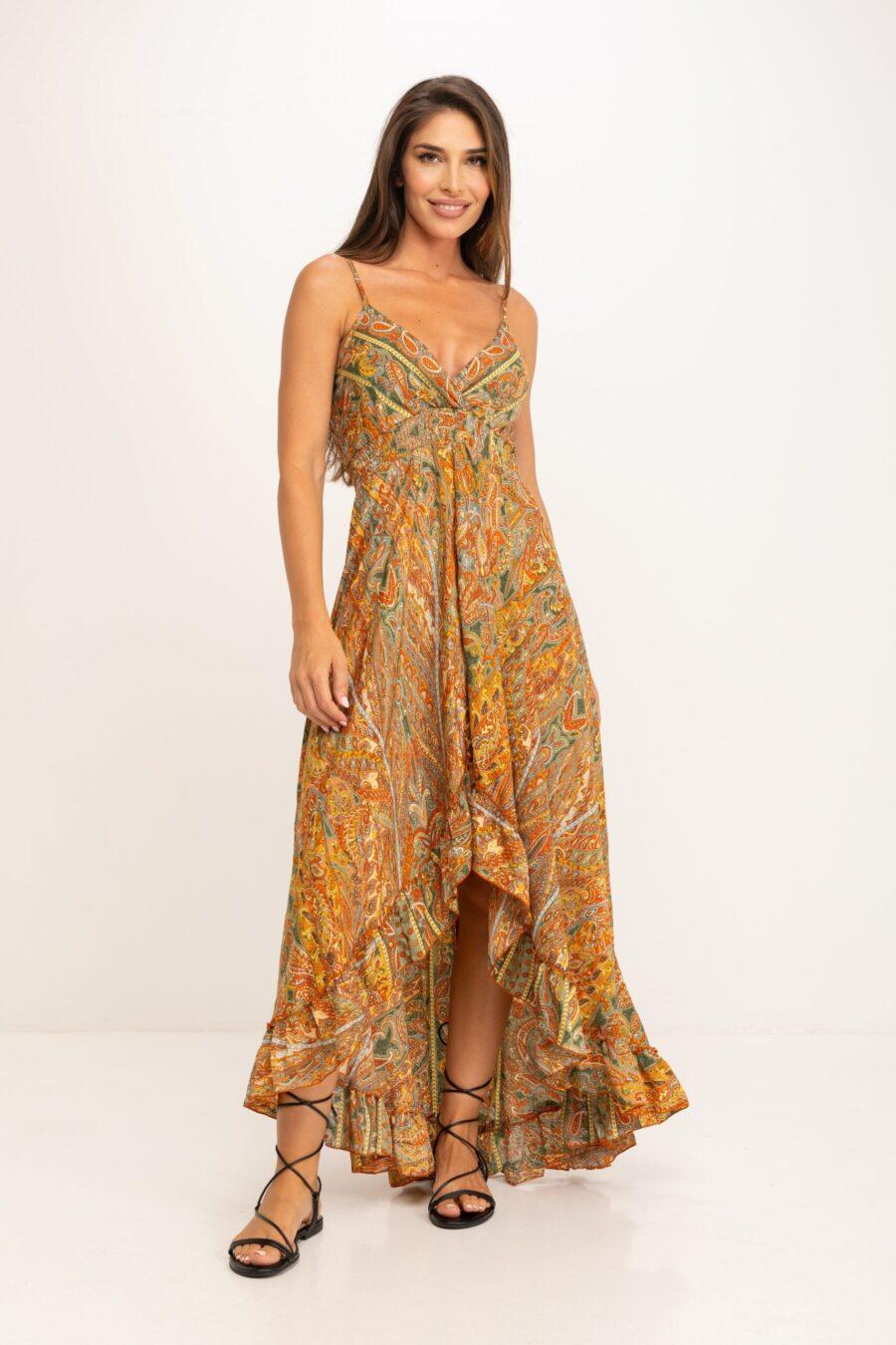peace&love by calao VESTIDO LARGO ESTAMPADO Rebajas top
