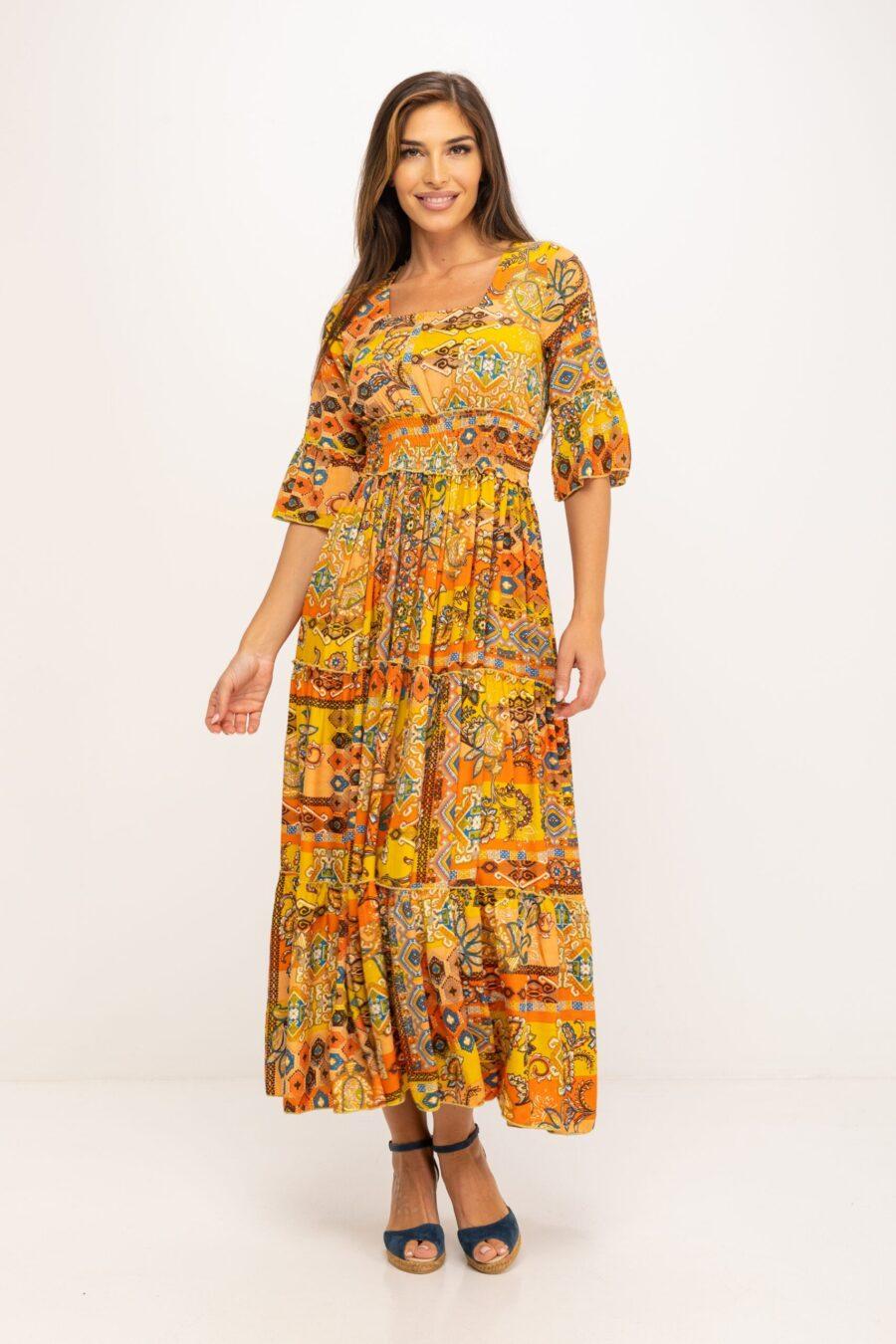 peace&love by calao VESTIDO LARGO ESTAMPADO Promoción trimestral