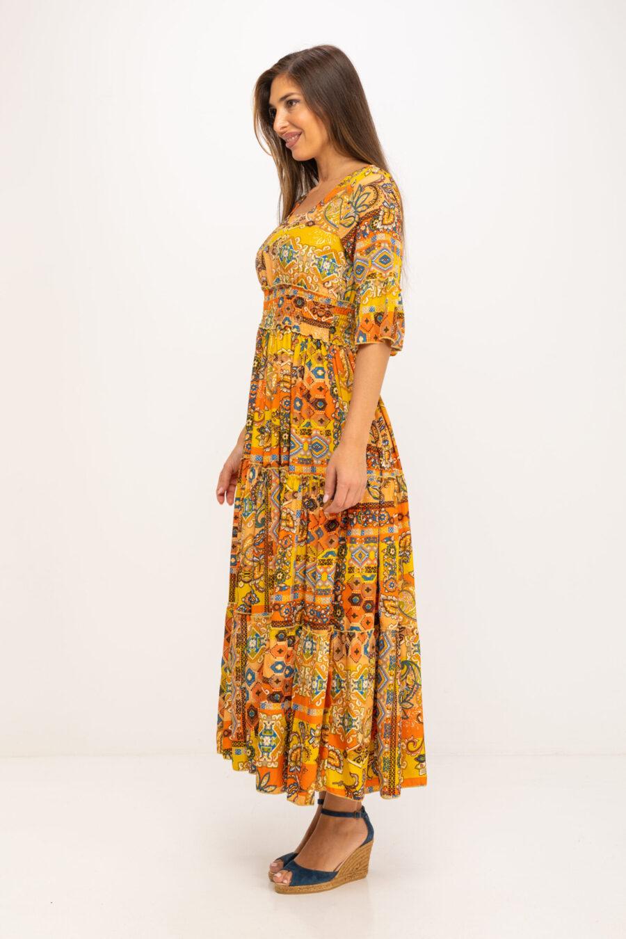 peace&love by calao VESTIDO LARGO ESTAMPADO Promoción trimestral