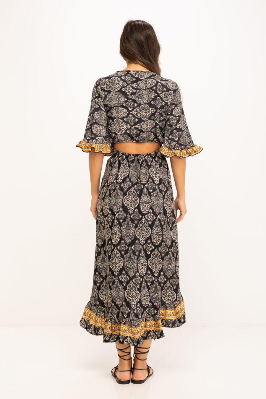 peace&love by calao VESTIDO ESTAMPADO MEDIA PIERNA Superdescuento