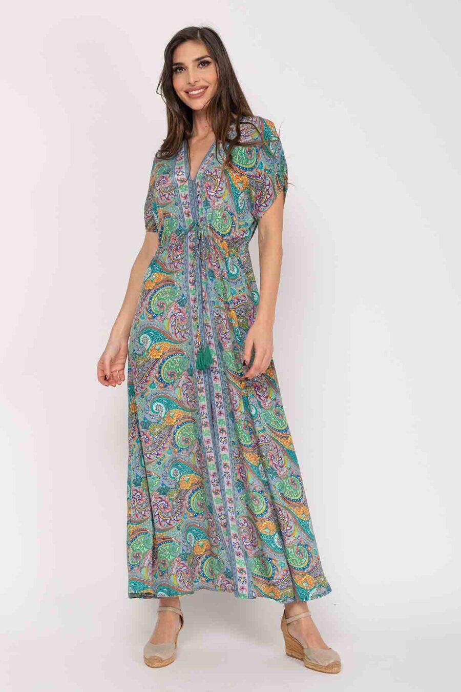 peace&love by calao VESTIDO LARGO ESTAMPADO Grandes descuentos