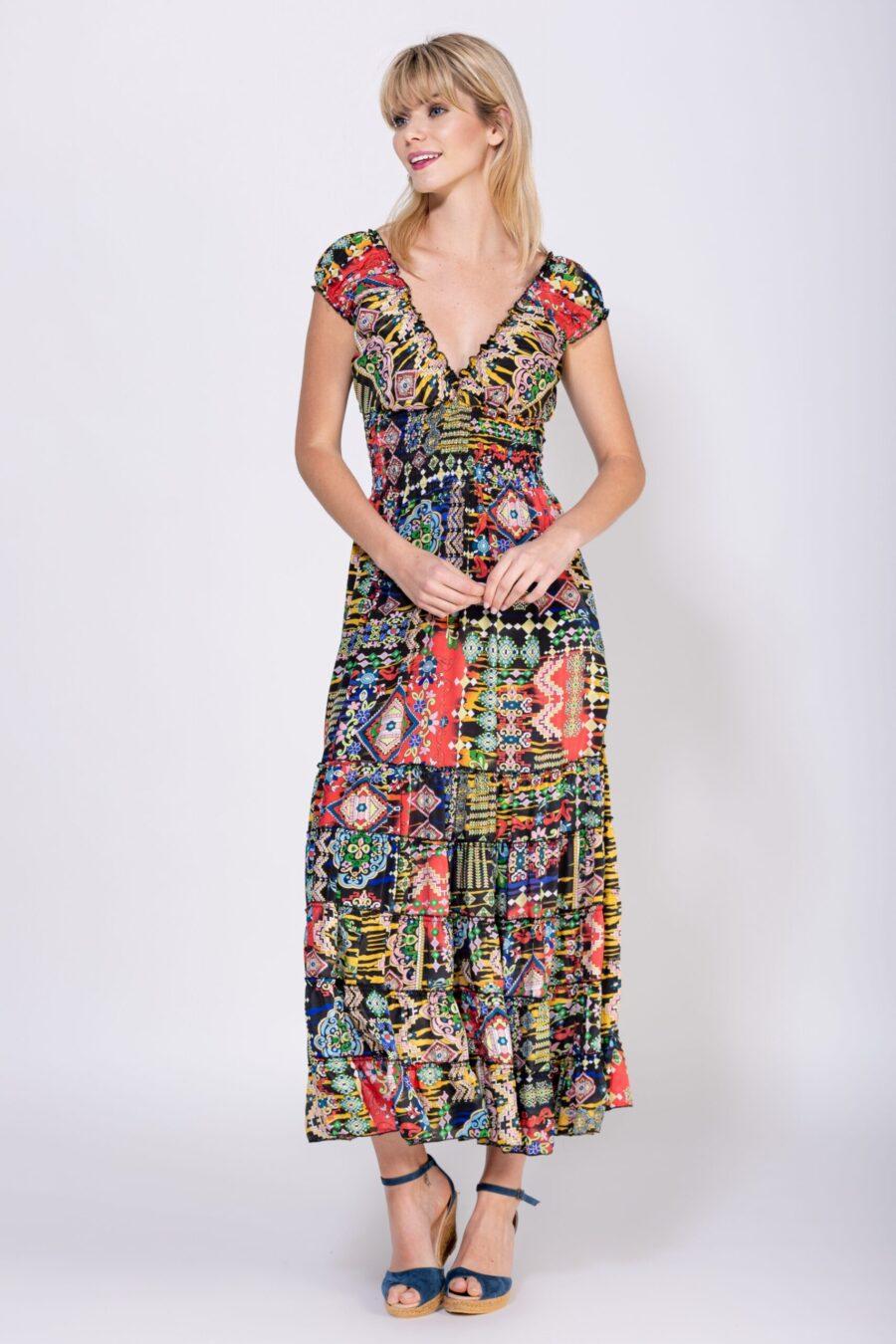 peace&love by calao VESTIDO LARGO ESTAMPADO Limitado a 3 días