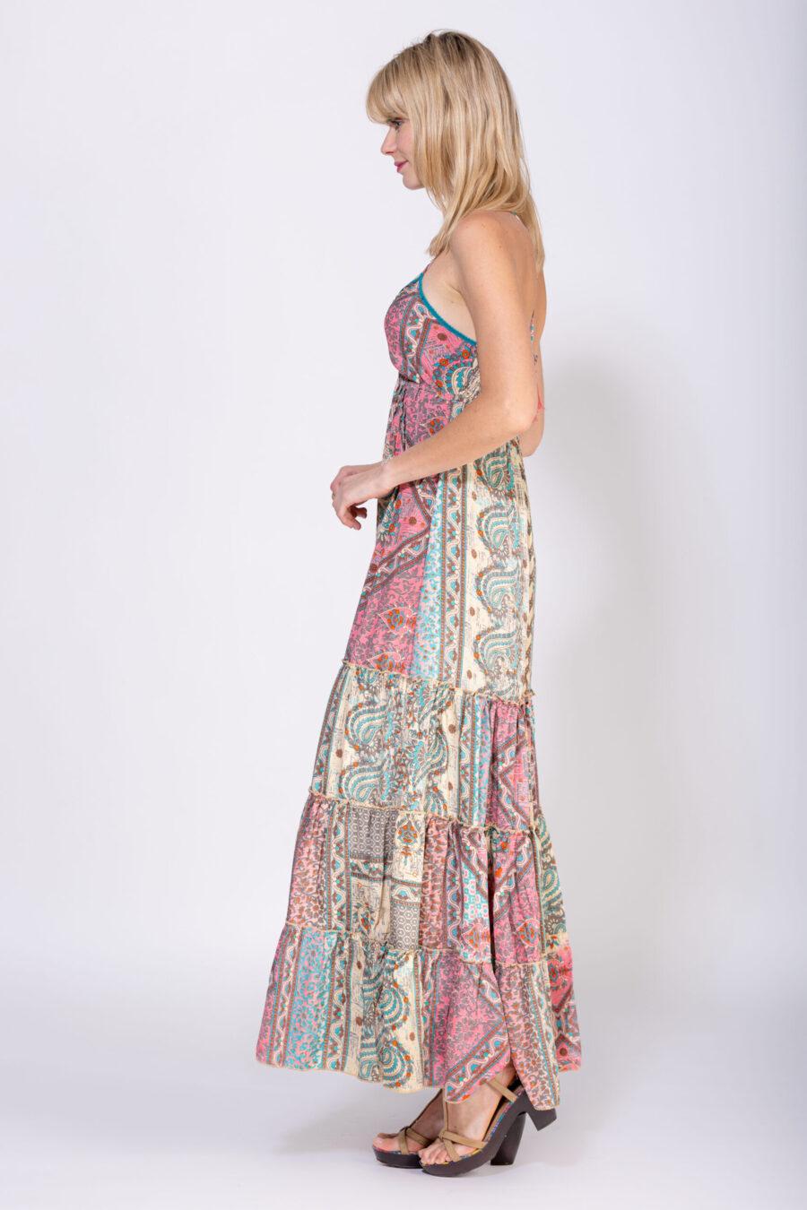 peace&love by calao VESTIDO LARGO ESTAMPADO Ahorra y exporta