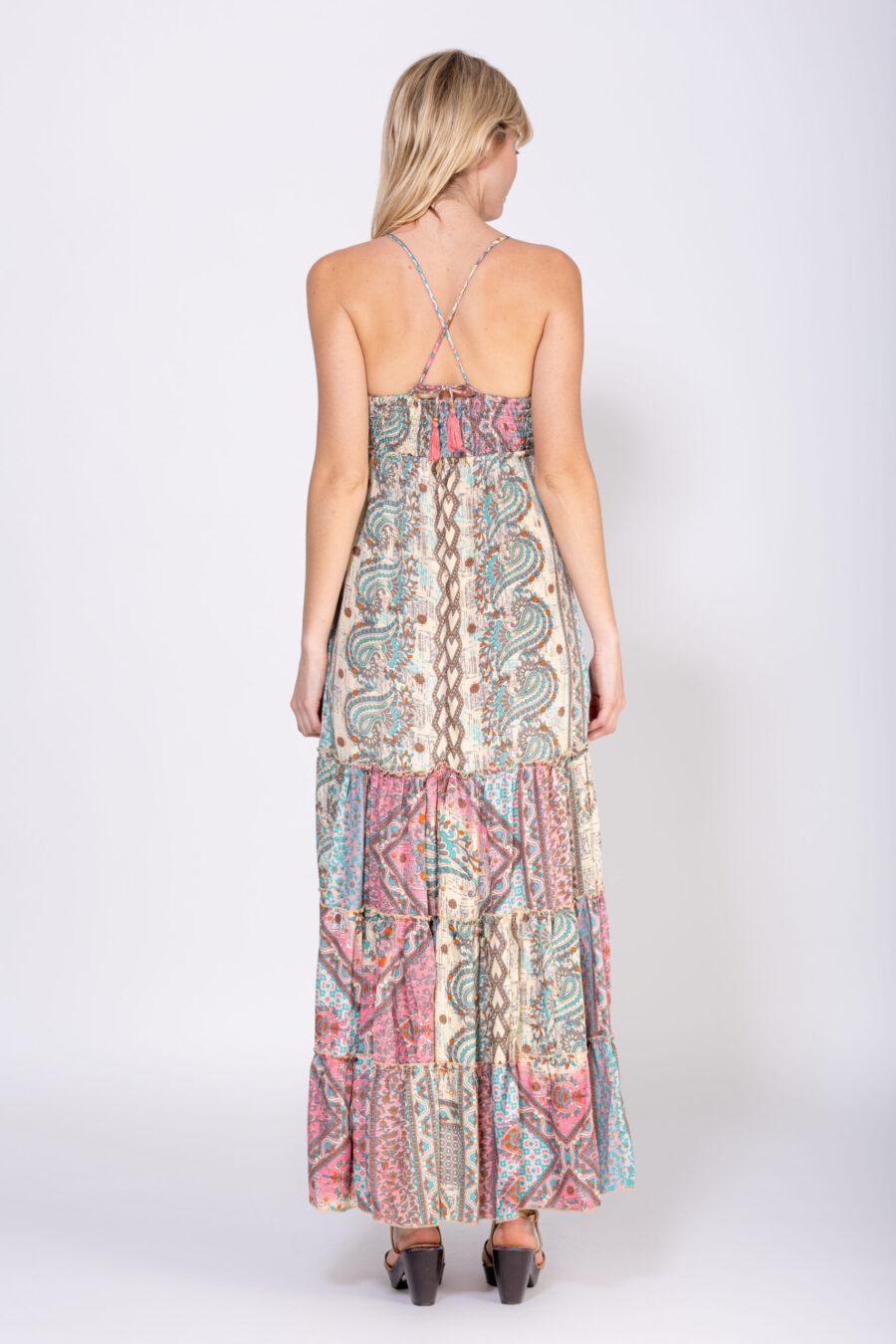 peace&love by calao VESTIDO LARGO ESTAMPADO Ahorra y exporta