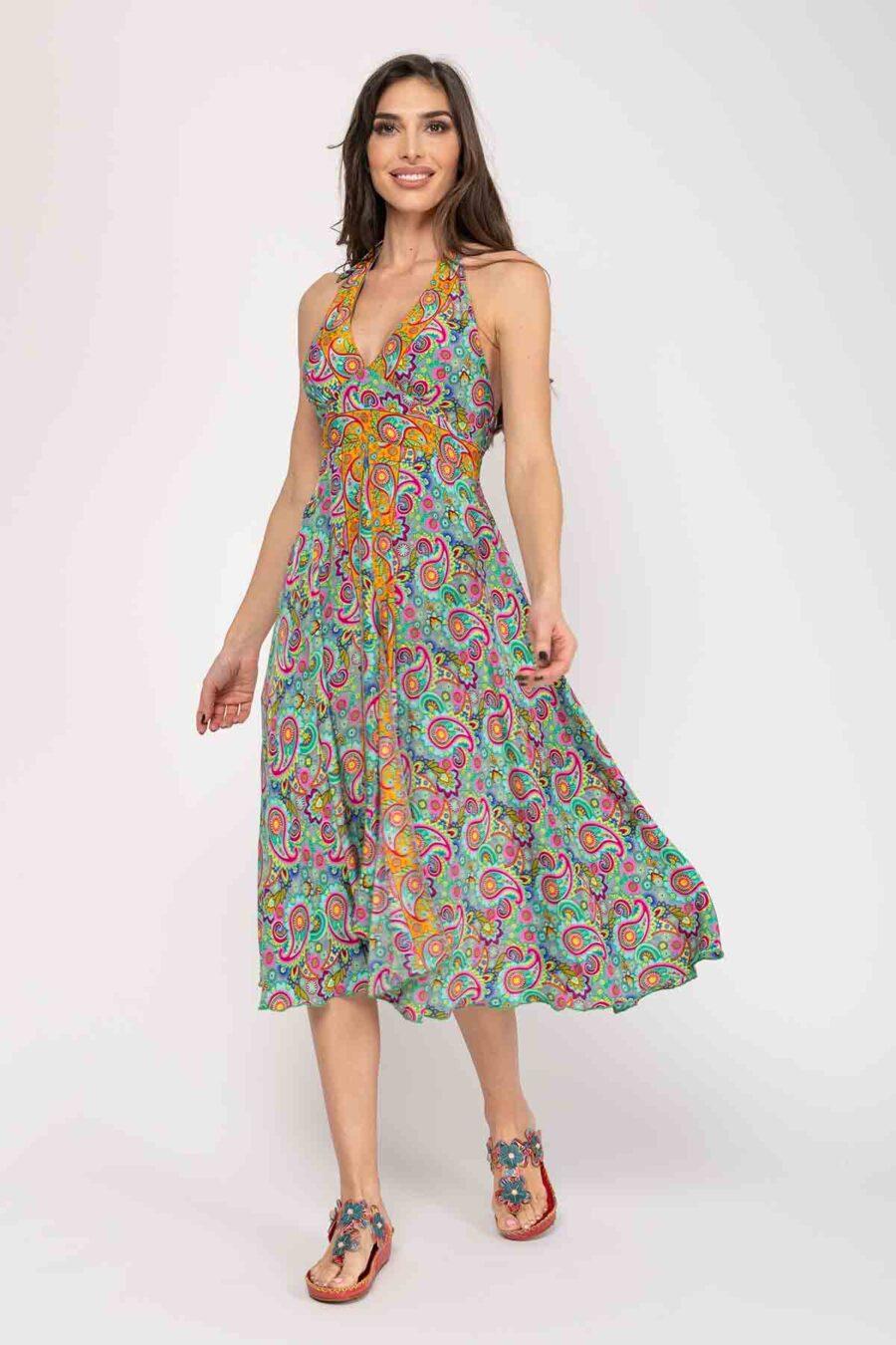 peace&love by calao VESTIDO LARGO ESTAMPADO Oferta exclusiva