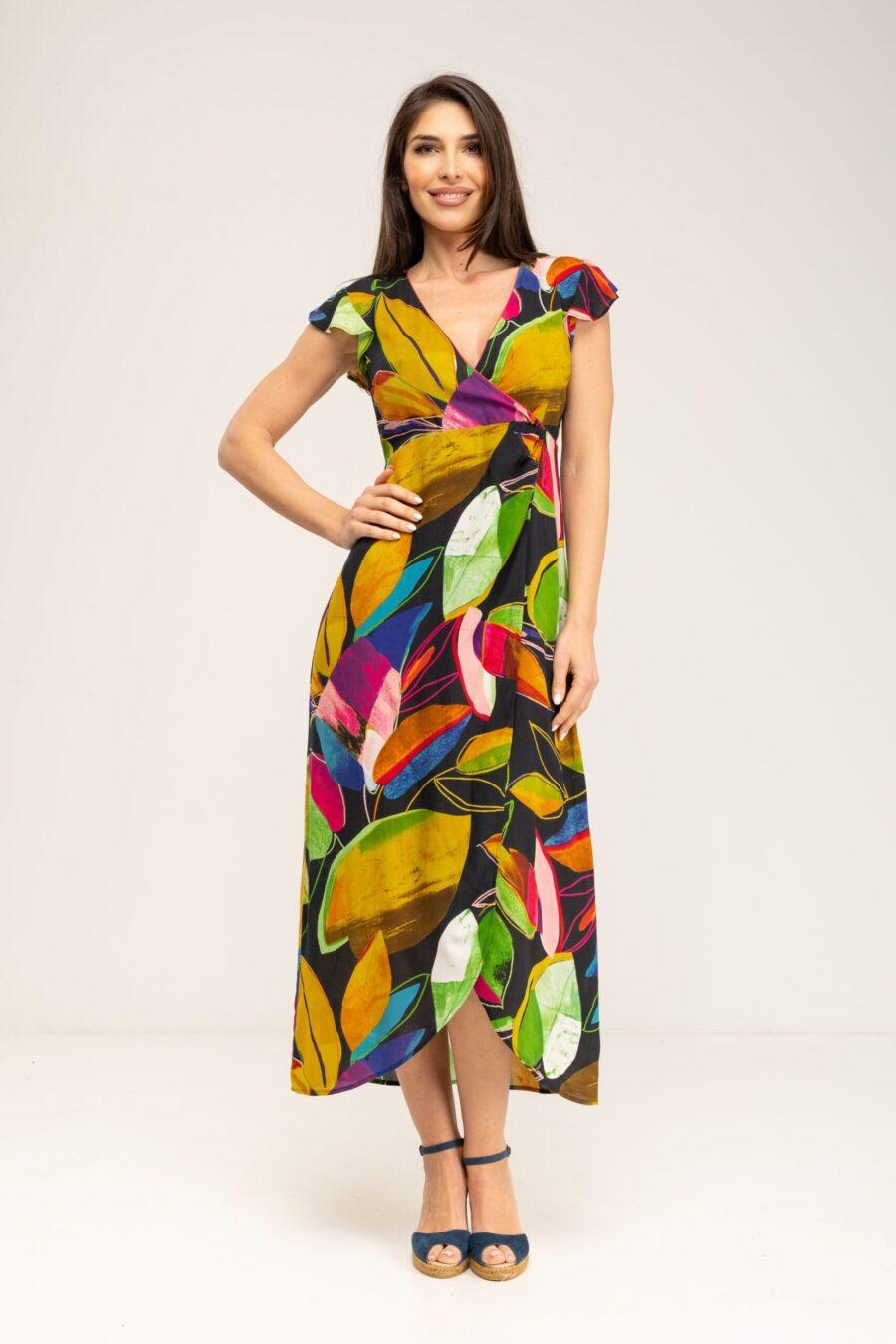 peace&love by calao VESTIDO ESTAMPADO CRUZADO Grandes ahorros