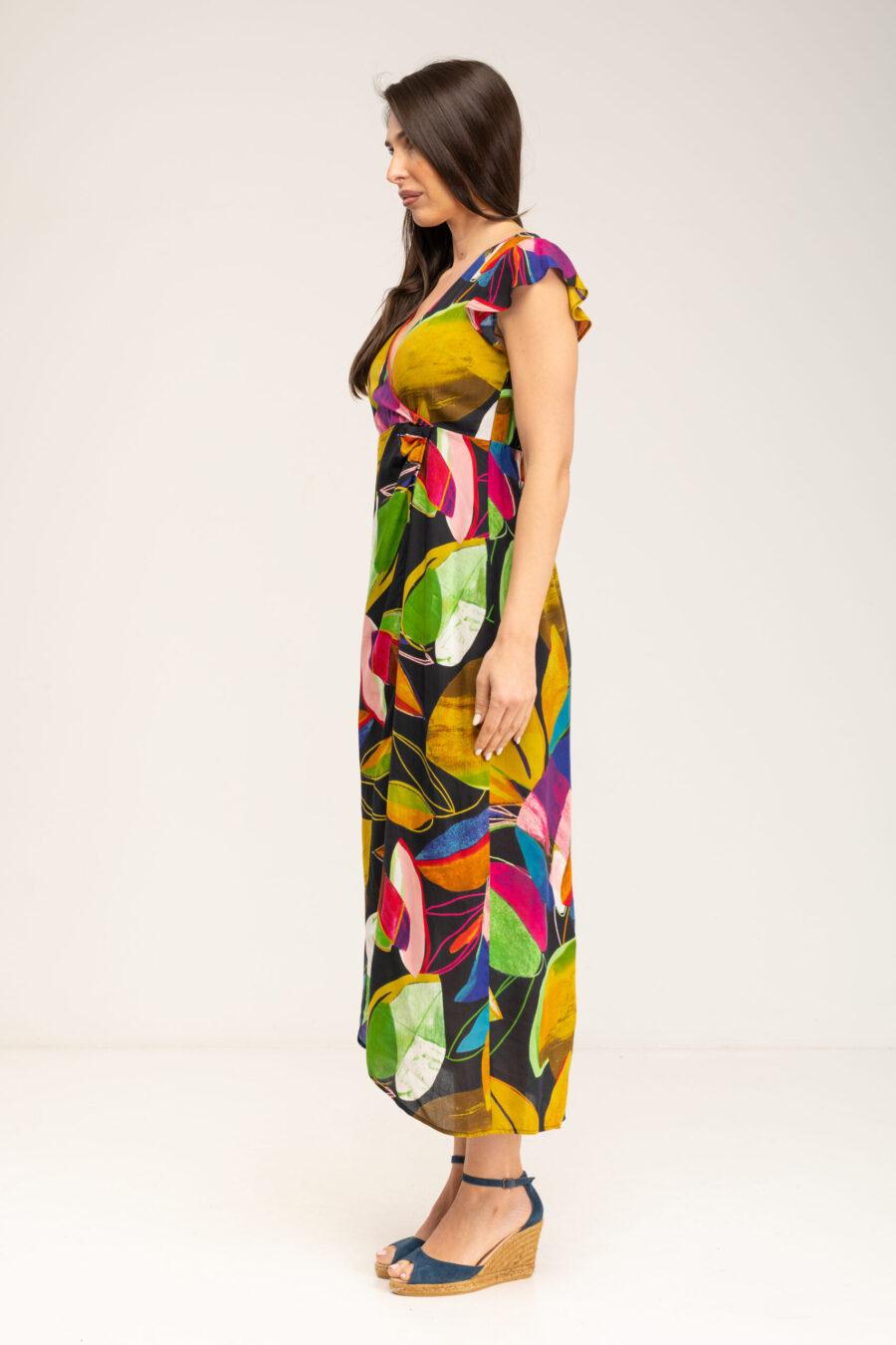 peace&love by calao VESTIDO ESTAMPADO CRUZADO Grandes ahorros