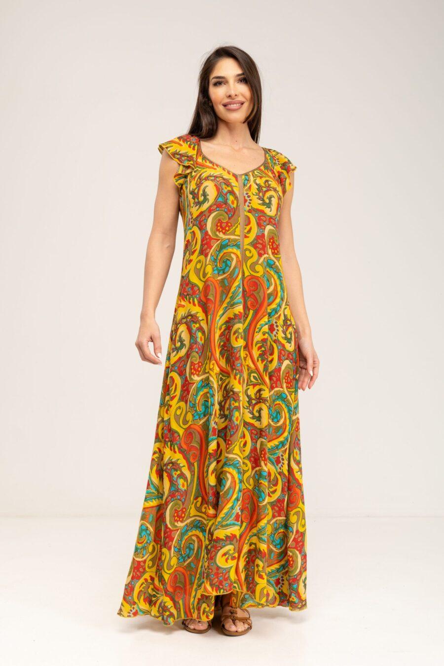 peace&love by calao VESTIDO ESTAMPADO LARGO Rebajas de fin de temporada