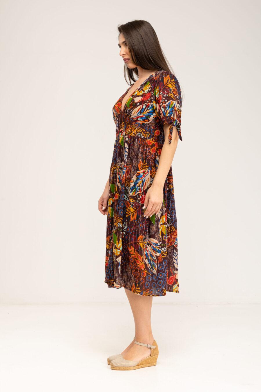 peace&love by calao VESTIDO ESTAMPADO ABOTONADO Devoluciones gratuitas