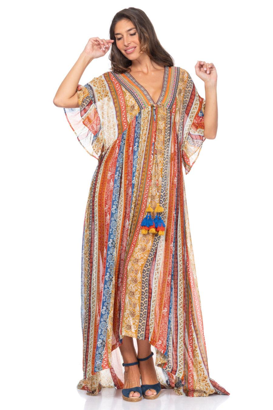 peace&love by calao VESTIDO LARGO MUY AMPLIO En oferta