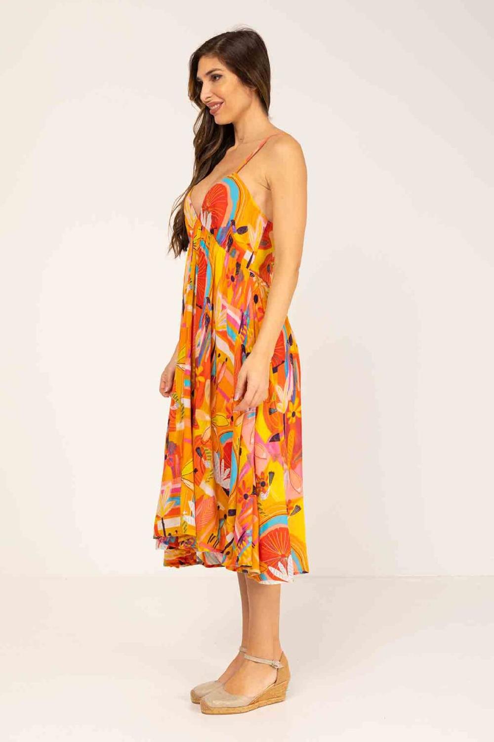 peace&love by calao VESTIDO CON LARGO POR DEBAJO DE RODILLA Rebajas top