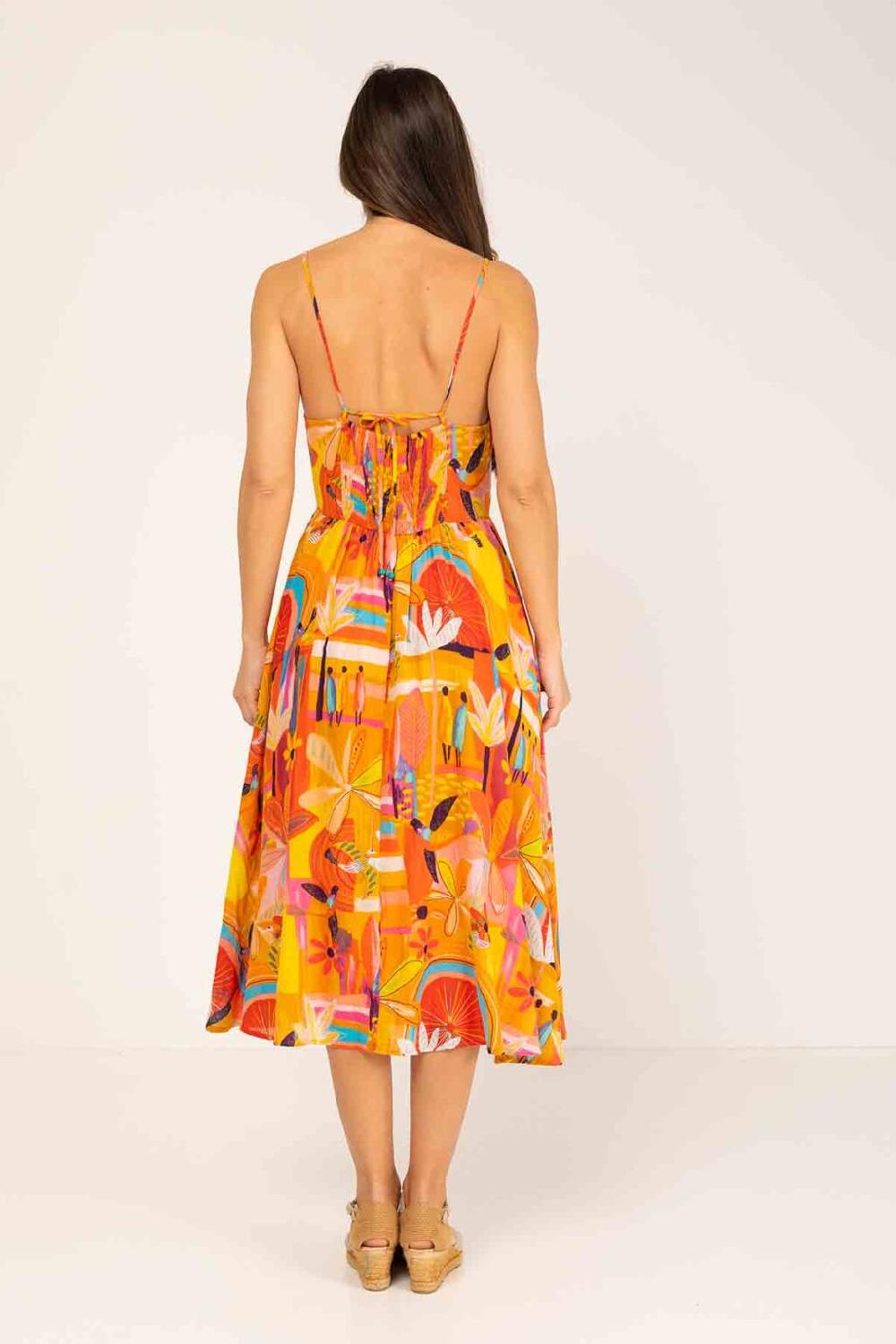peace&love by calao VESTIDO CON LARGO POR DEBAJO DE RODILLA Rebajas top