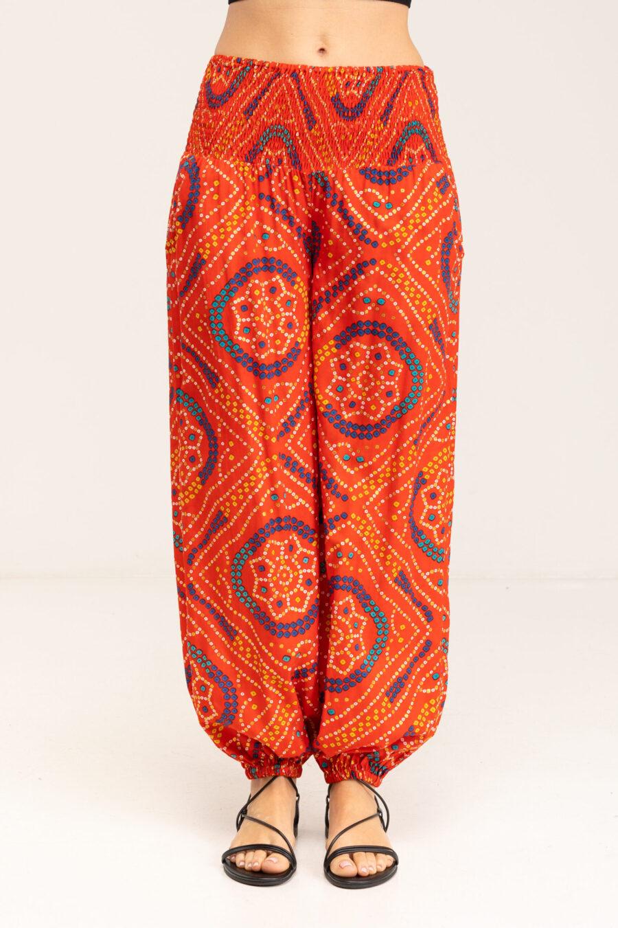 peace&love by calao PANTALON ESTAMPADO BOMBACHO Oferta especial de fábrica