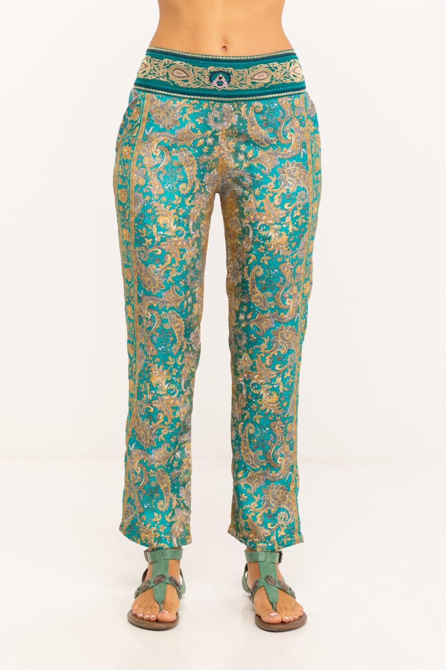 peace&love by calao PANTALON ESTAMPADO LARGO Superdescuento