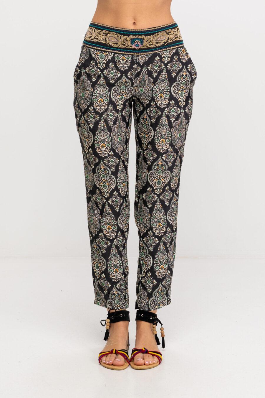 peace&love by calao PANTALON ESTAMPADO LARGO Grandes descuentos