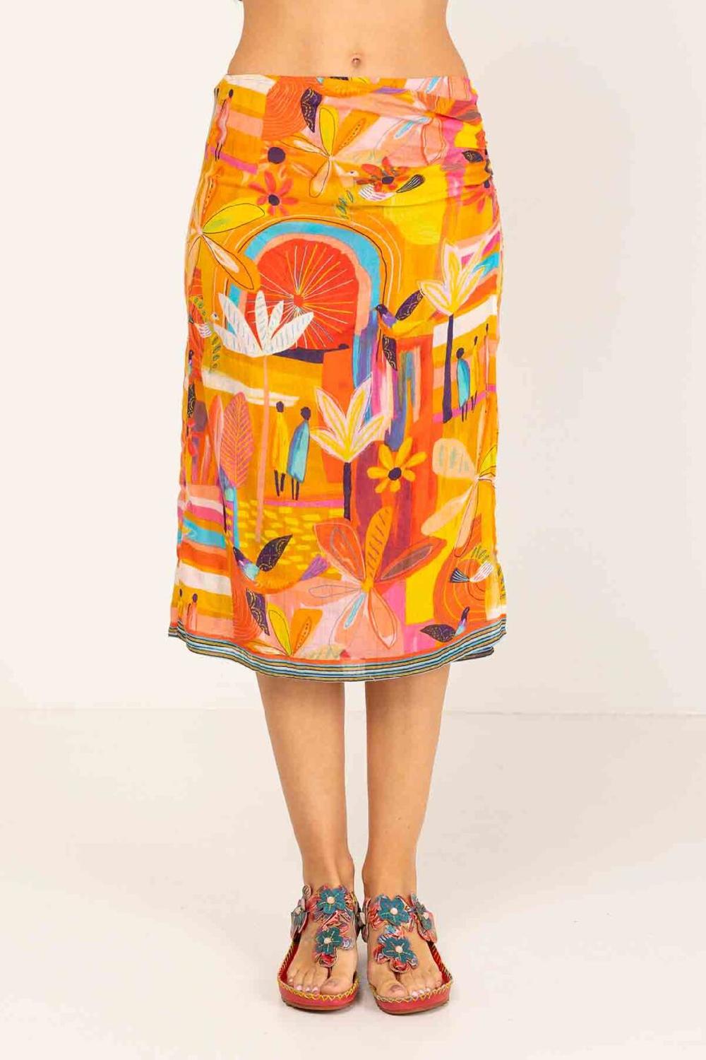 peace&love by calao FALDA MIDI ESTAMPADA Limitado a 3 días