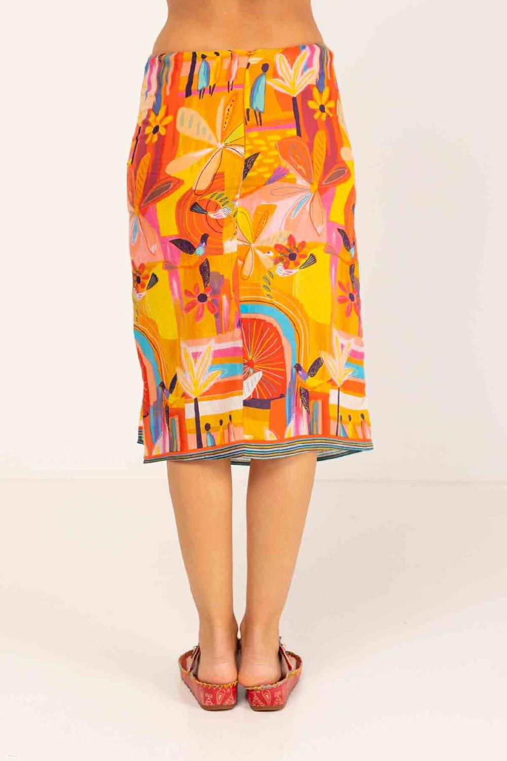 peace&love by calao FALDA MIDI ESTAMPADA Limitado a 3 días