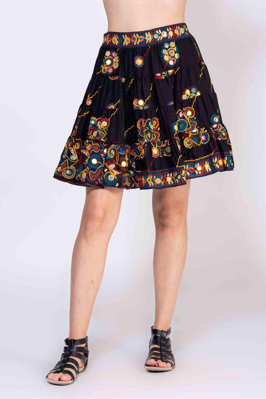 peace&love by calao FALDA MINI LISA CON DETALLES D Ahorra y exporta
