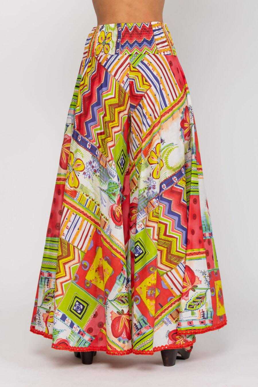 peace&love by calao PANTALON ESTAMPADO LARGO En oferta