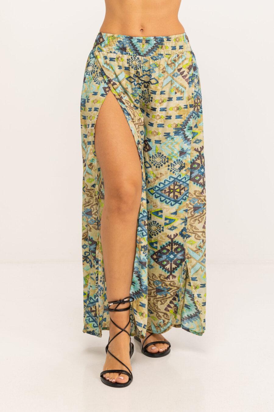 peace&love by calao PANTALON LARGO ESTAMPADO Libre de impuestos