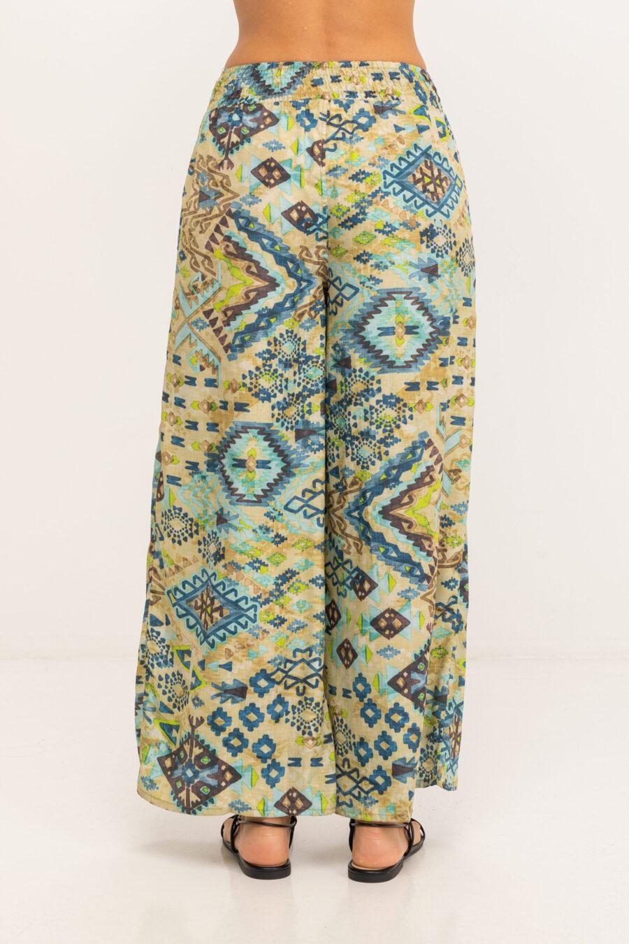 peace&love by calao PANTALON LARGO ESTAMPADO Libre de impuestos