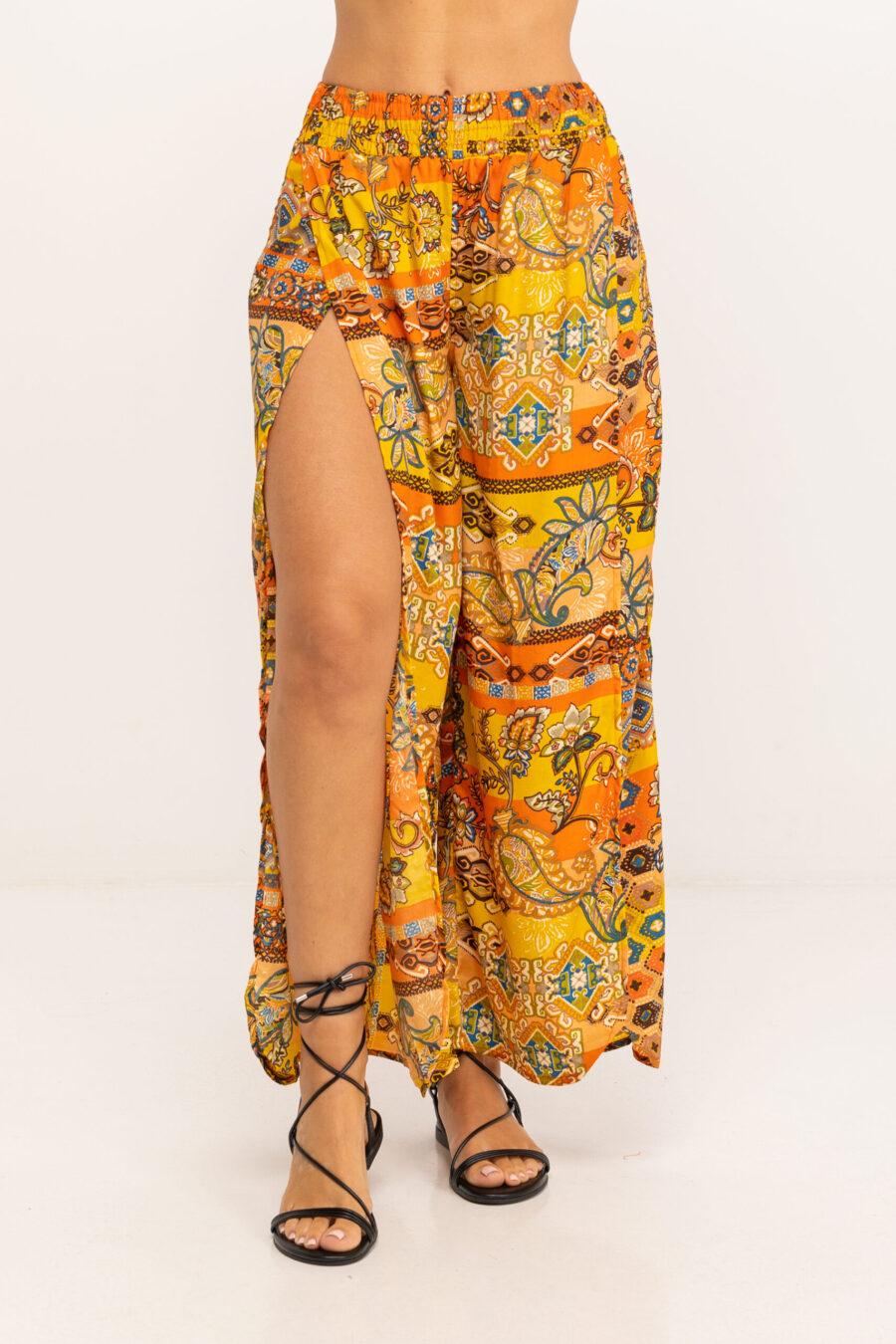 peace&love by calao PANTALON LARGO ESTAMPADO Descuentos del mes
