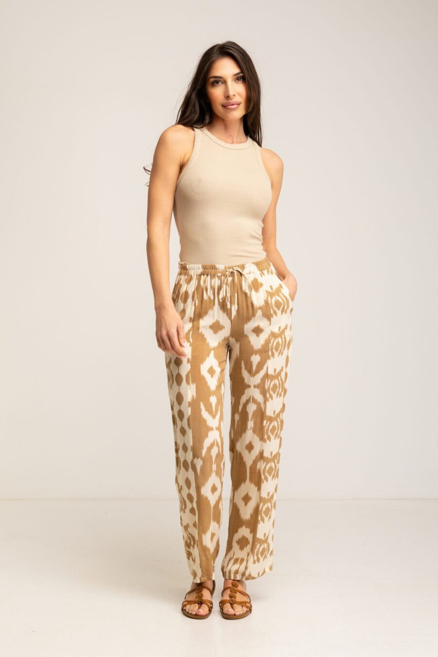 peace&love by calao PANTALON ESTAMPADO Descuento por venta flash