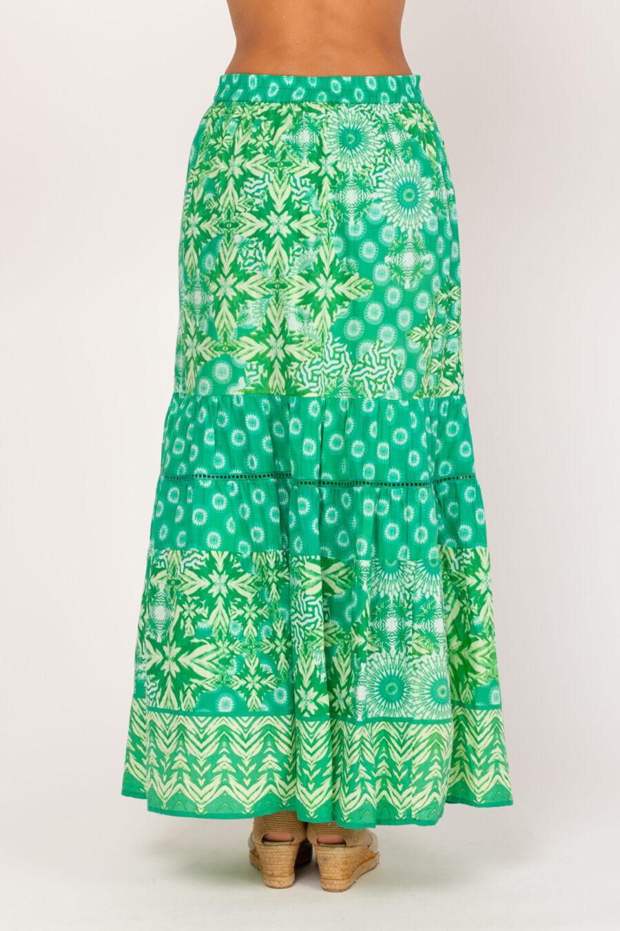 peace&love by calao FALDA LARGA CON MIX DE ESTAMPADOS Ofertas de temporada