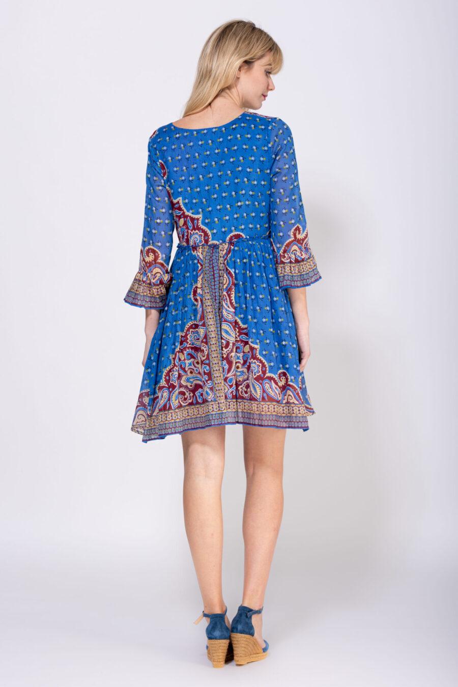peace&love by calao VESTIDO CORTO ESTAMPADO CACHEMIRE Descuento