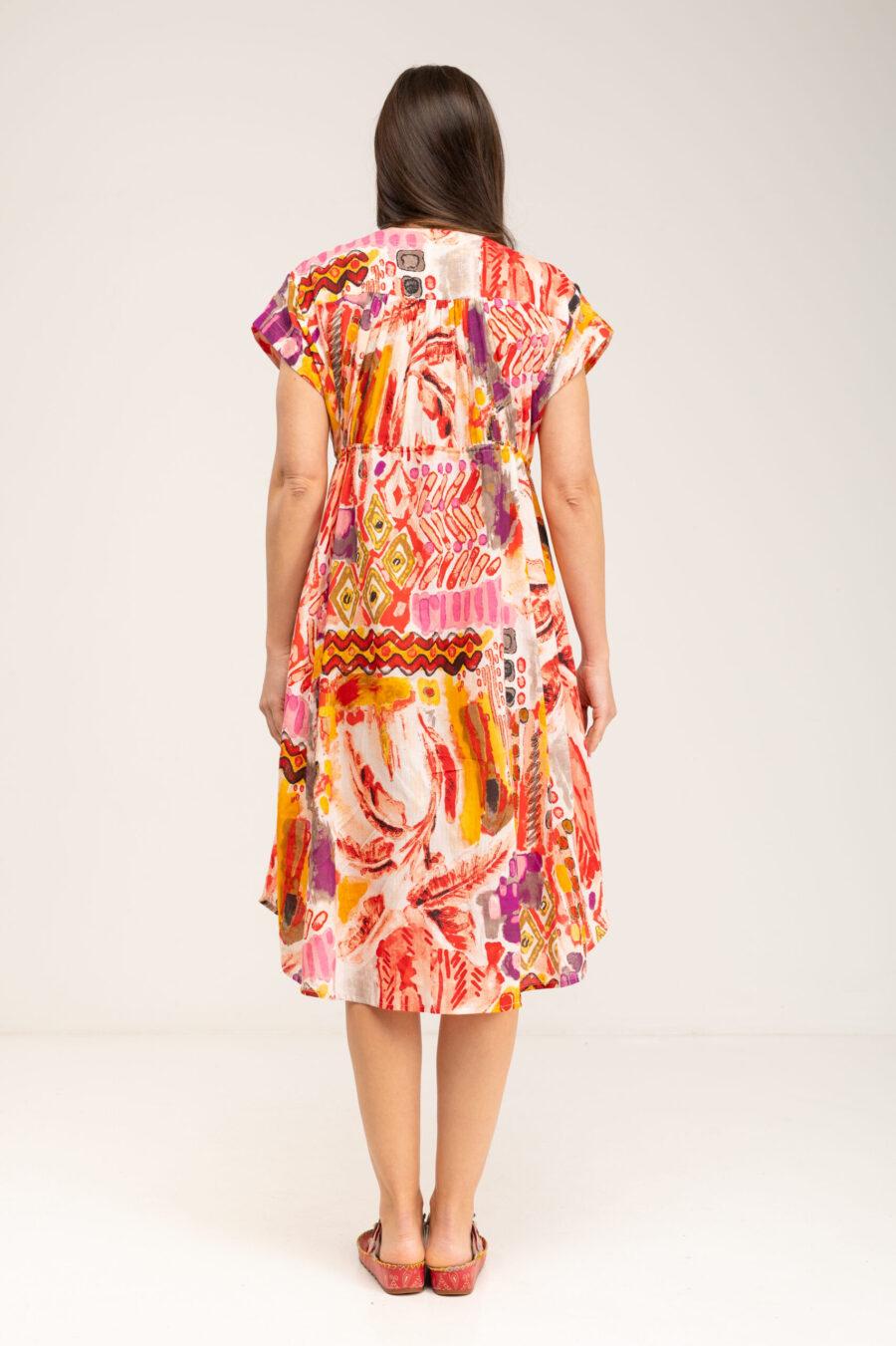 peace&love by calao VESTIDO LISO BORDADO Liquidación