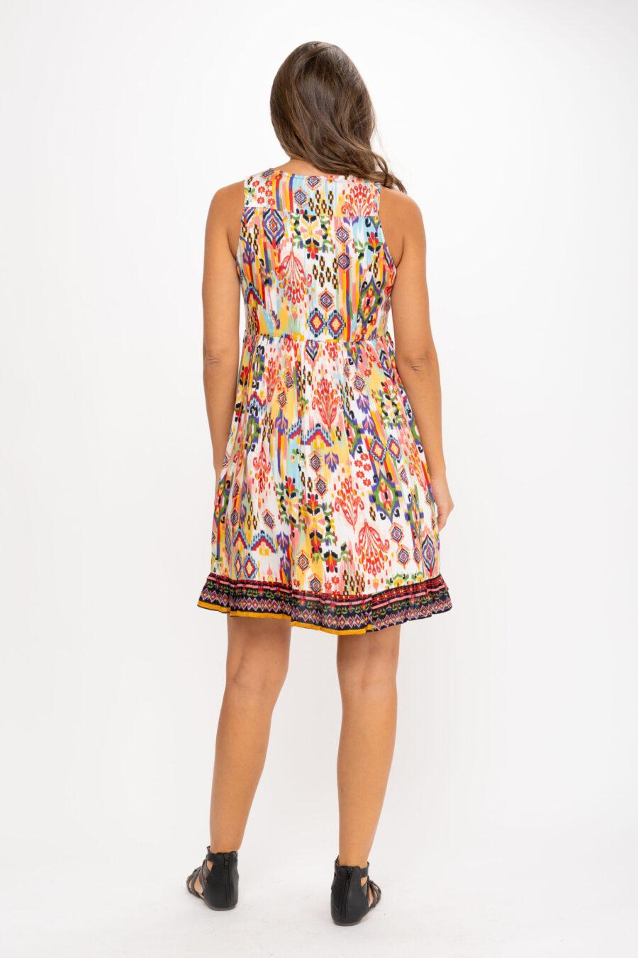 peace&love by calao VESTIDO CON DOS ESTAMPADOS Mejor oferta