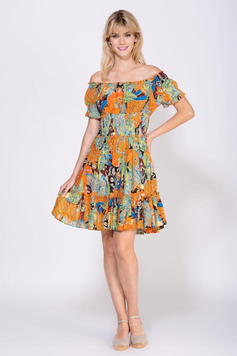 peace&love by calao VESTIDO ESTAMPADO CORTO Precio de fábrica