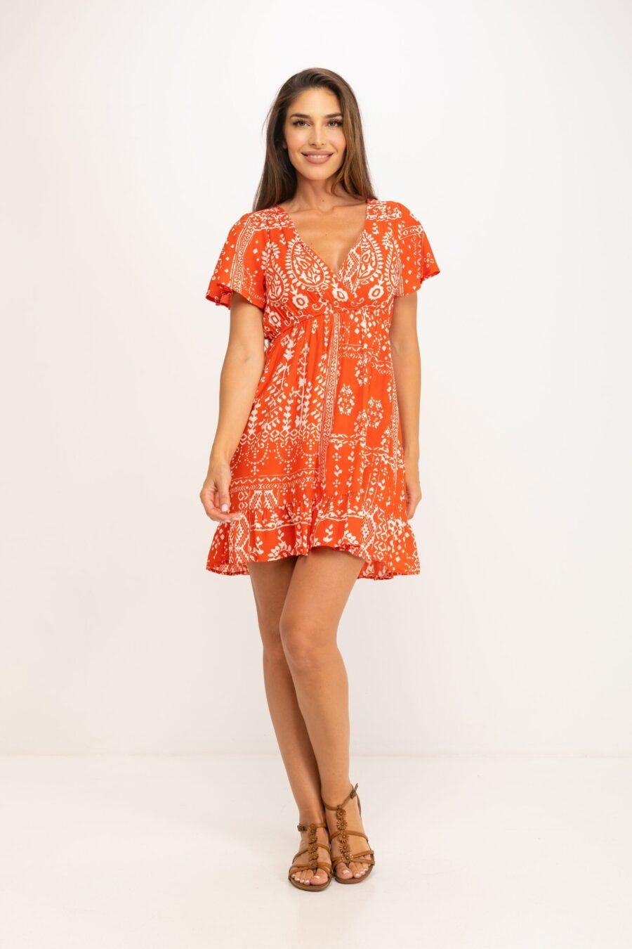 peace&love by calao VESTIDO CORTO ESTAMPADO BITONO Solo queda un día
