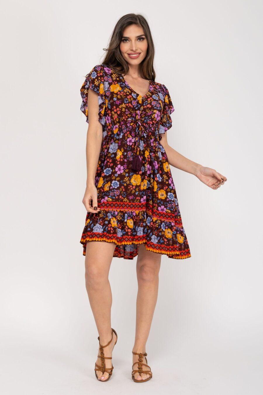peace&love by calao VESTIDO CON ESTAMPADO DE FLORES Grandes descuentos