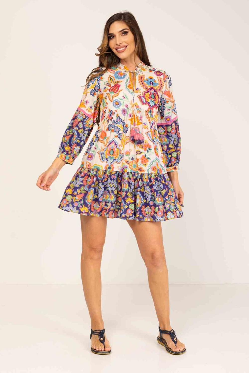 peace&love by calao TUNICA AMPLIA CON MIX DE ESTAMPADOS Limitado a 3 días