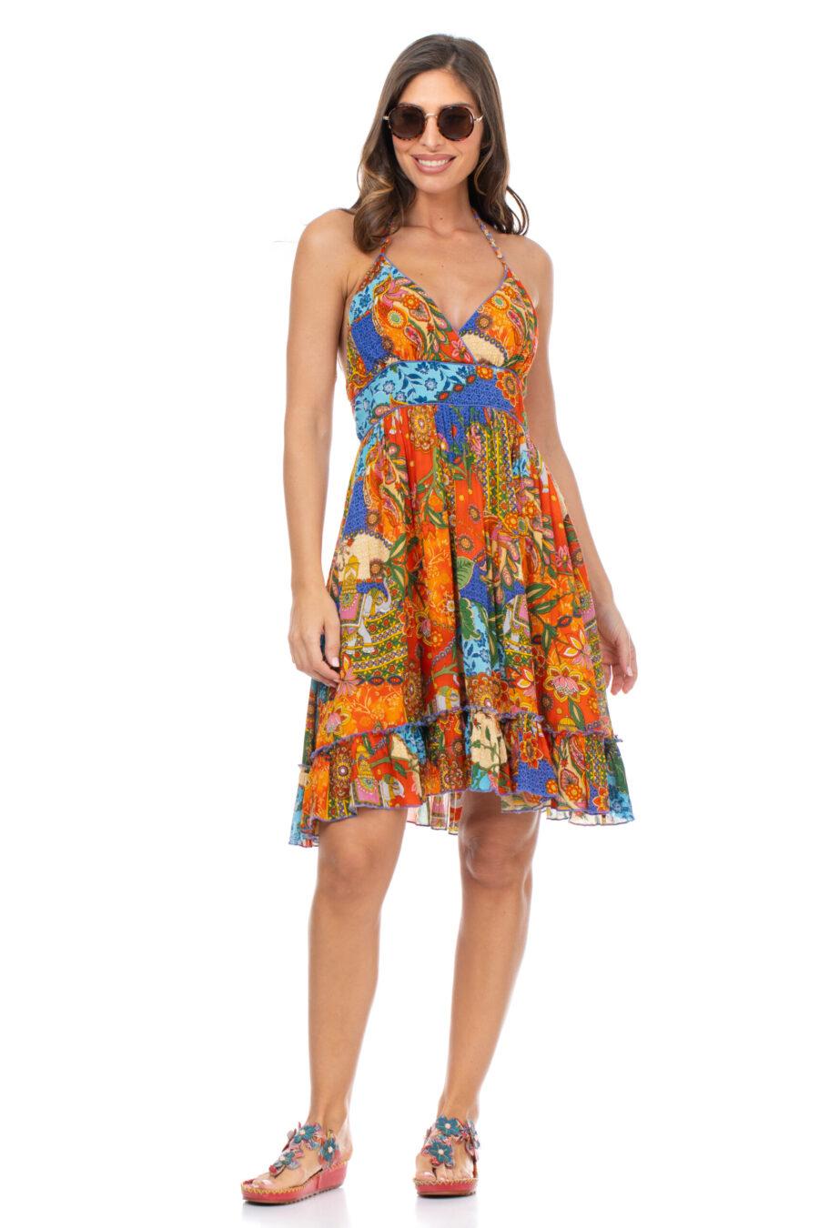 peace&love by calao VESTIDO CORTO CON TIRANTE ESPAGUETI Oferta exclusiva